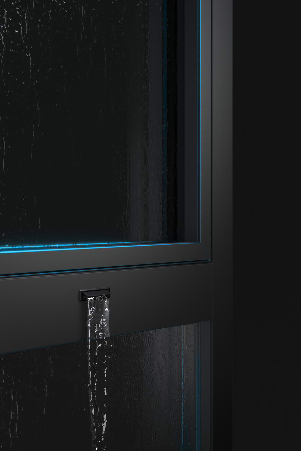 WIYS106窄边内开窗纱一体-排水