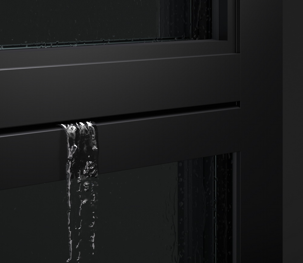 WIS95窄边内开窗-排水