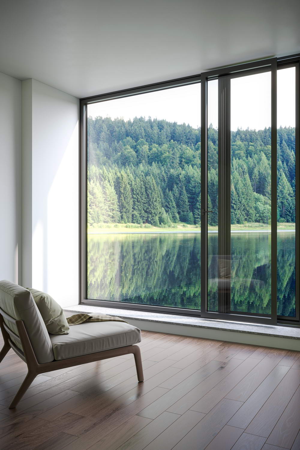 悦界90内倒侧滑窗-室内