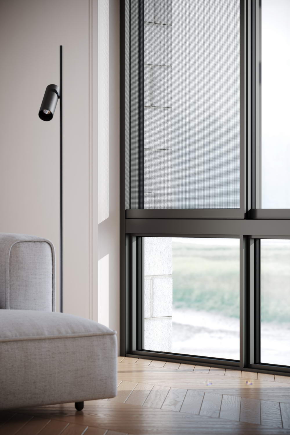 WPY140全景悬浮推拉窗-细节