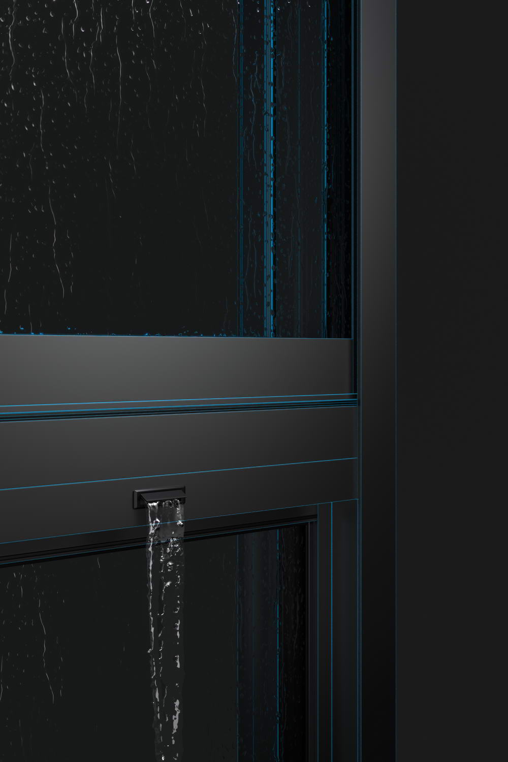 WPY140全景悬浮推拉窗-排水