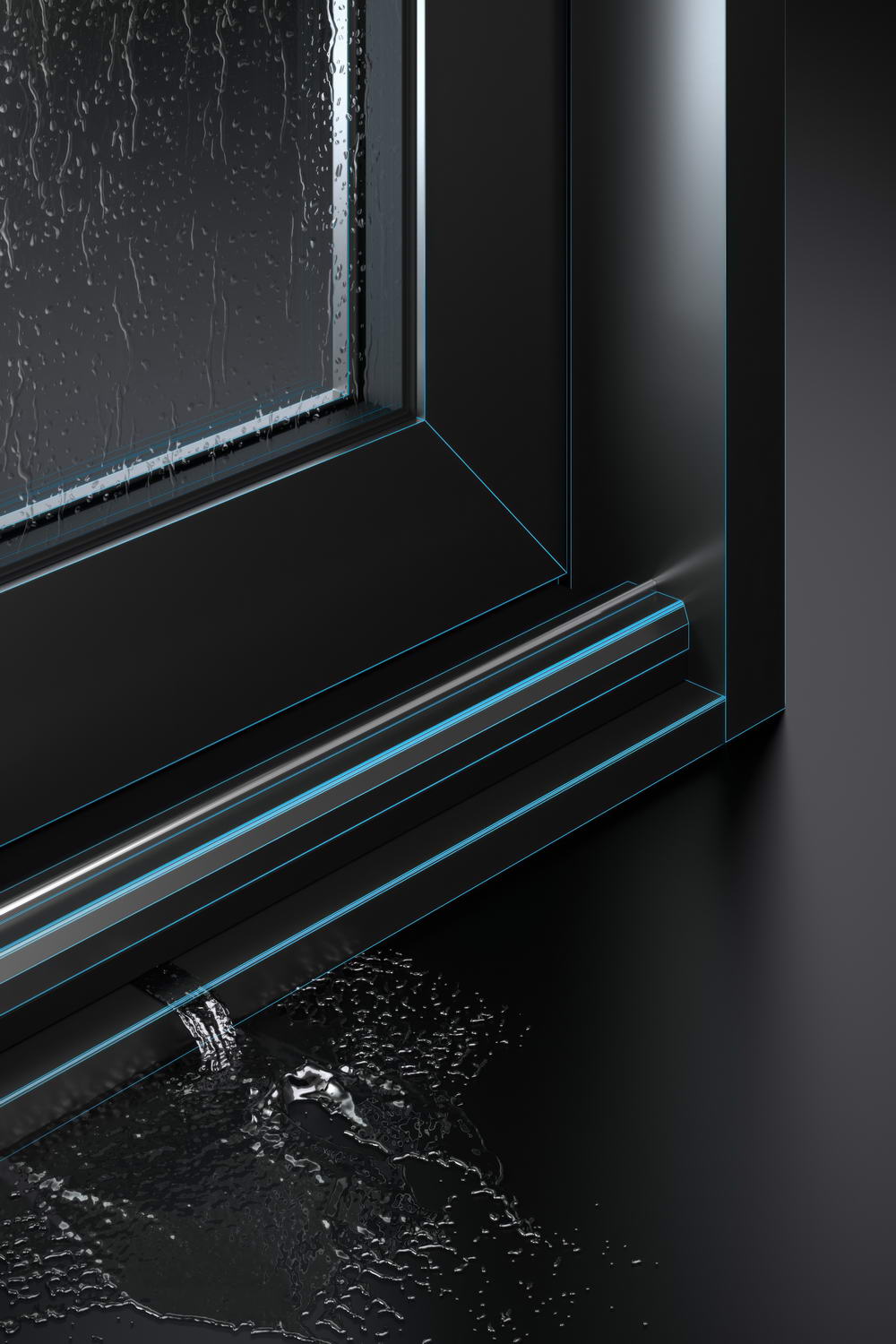 DP150二轨提升推拉门-排水