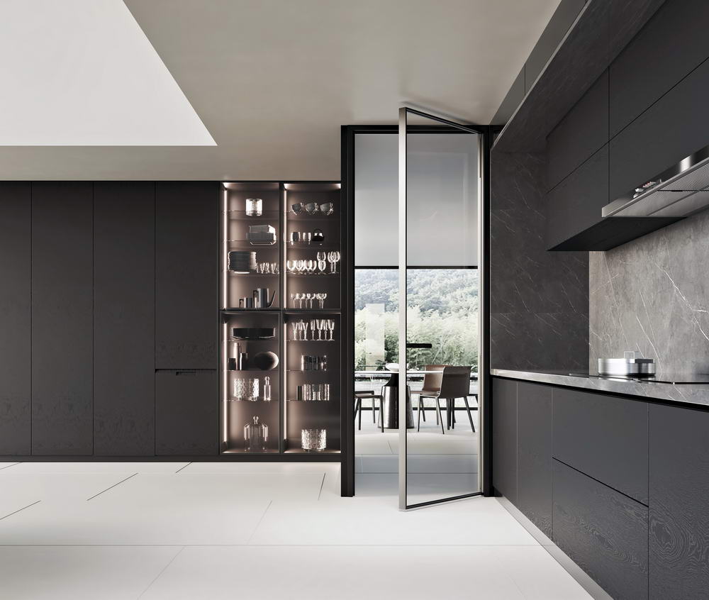 DS45极窄平开门-厨房